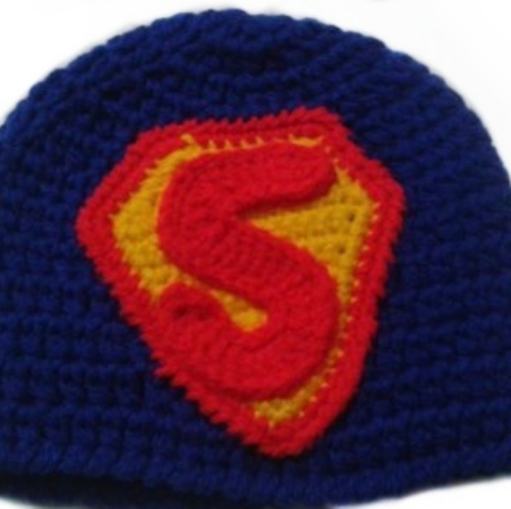 Superman/Superwomen Handmade Beanie Hat